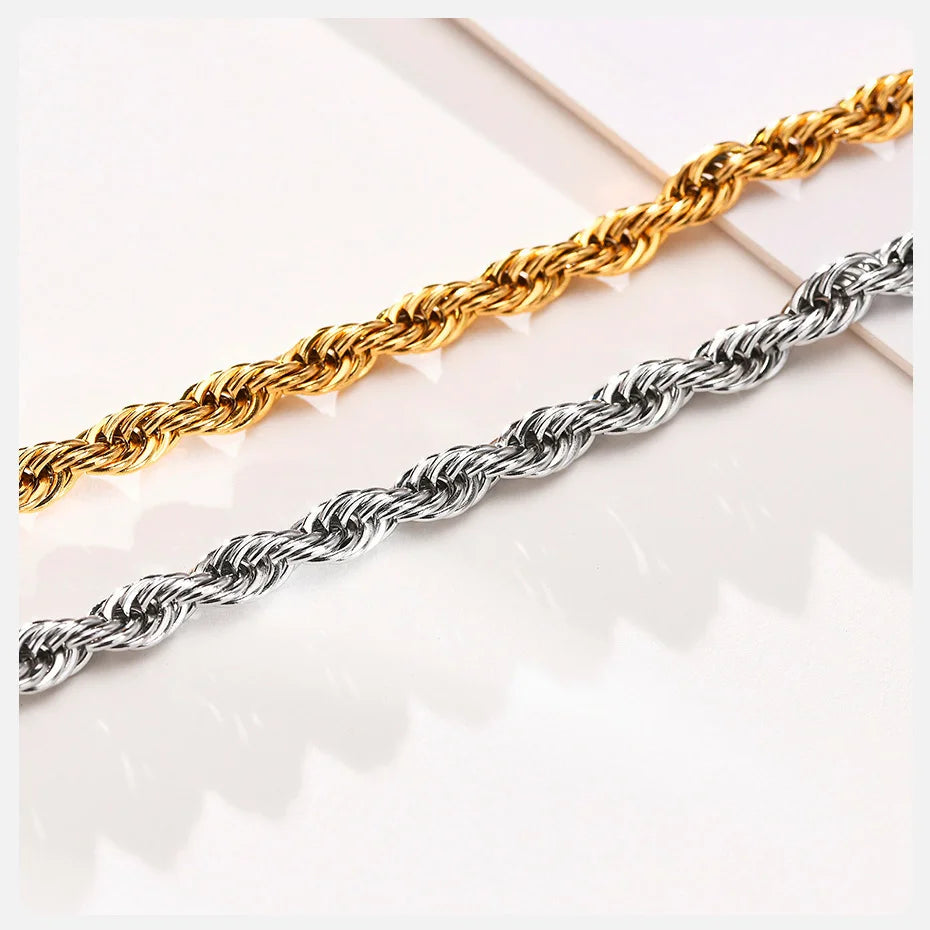 Bracciale corda intrecciata - Collezione Eternal