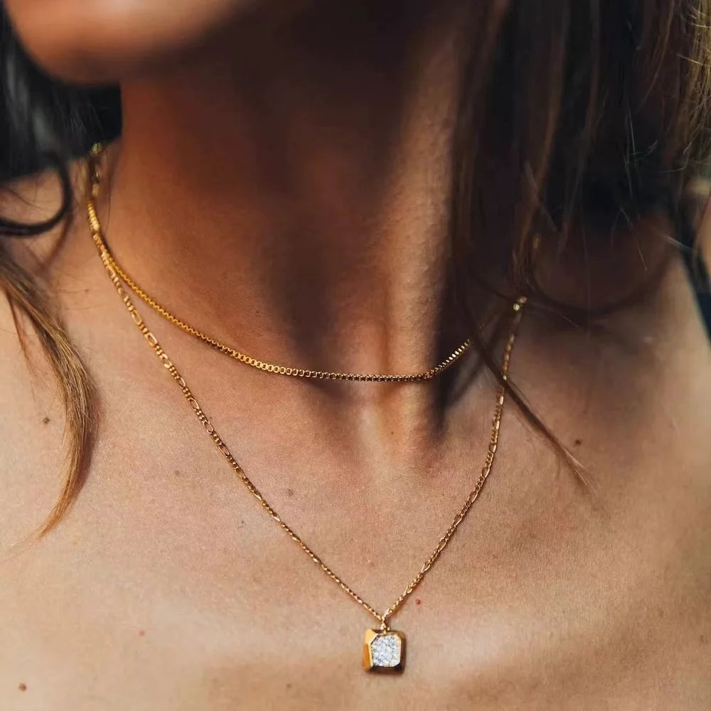 Collana in acciaio inossidabile - Collezione Horizon