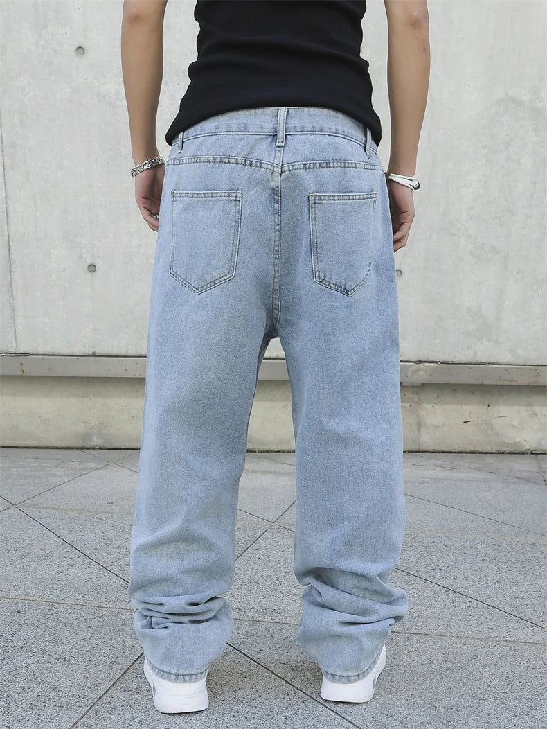Jeans denim uomo streetwear