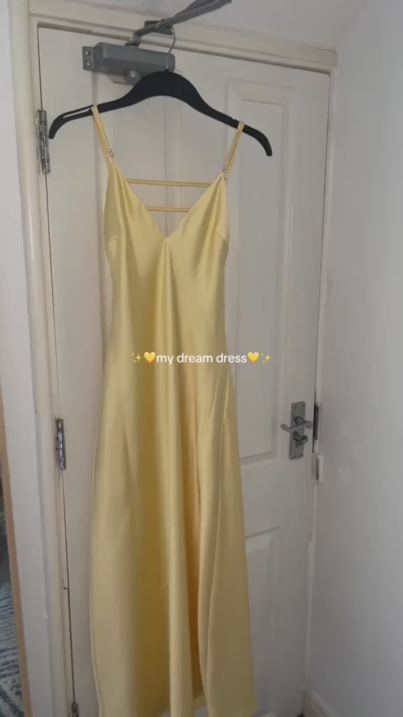 Abito in raso casual elegante